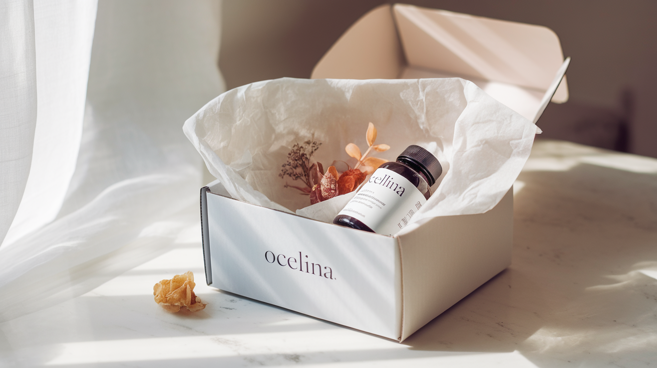 Balenie a doručenie produktu Ocelina GlowSkin